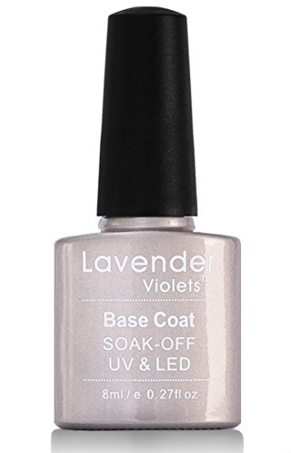 Natural Base Coat Transparent 8ml - 0.27 FL OZ Clear Base Gel for Nail Gel Polish Manicure Treatment-D101