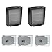Price comparison product image Lomsarsh 2PC Filters & 3PC Dirt Disposal Bags for iRobot Roomba i7 i7+/i7 Plus E5 E6 E7 Sweeping Robot Accessories Set (2 Filter + 3 Filter Bag)