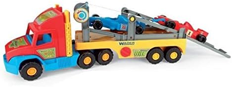 Wader 77 cm Super Truck with F1 Racing Car