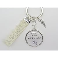 porte clés personnalisable nounou BIJOUX DE SAC CADEAU PERSONNALISABLE POUR UNE NOUNOU, une maman, une sœur : merci de m'avoir aidé à grandir