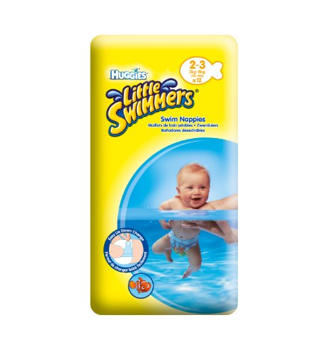 Huggies Little Swimmers Pants - Size 2-3, 3 x Packs of 12 (36 Pants)