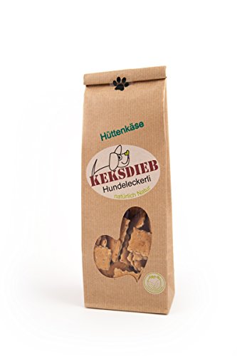 Preisvergleich Produktbild KEKSDIEB Leckerli HÜTTENKÄSE-PARMESAN-ECKEN 100g für Hunde