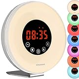 Dieser praktische Lichtwecker mit Radio von Grundig weckt Sie zuverlässig, auch bei Stromausfall