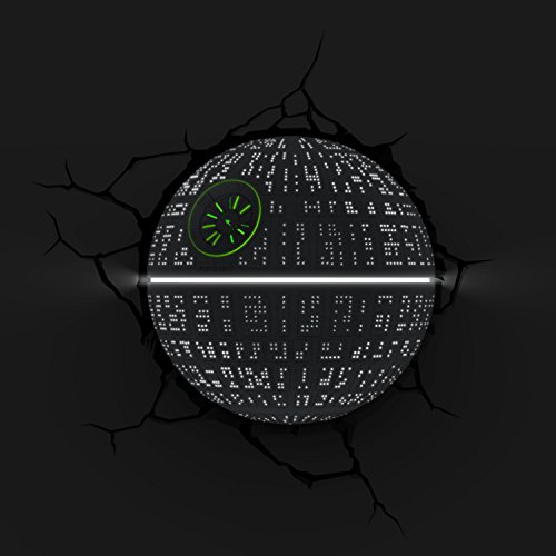 Star Wars Death Star 50033 3D Deco Light, 3DlightFX Plastic Star Wars Death Star 50033 3D Deco Light, 3DlightFX Plastic