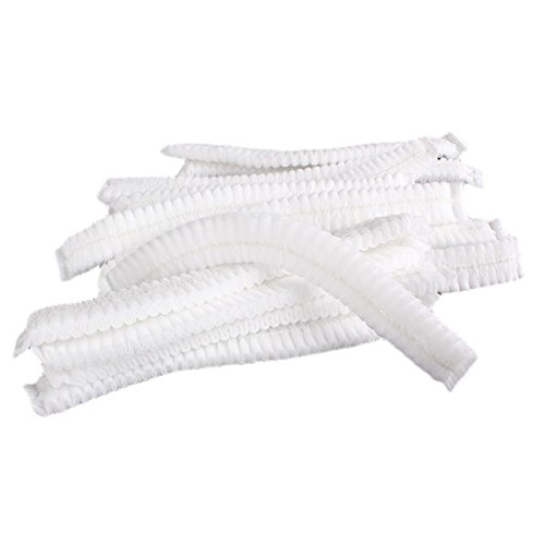 Disposable Hat Hair Net Mob Cap Non Woven Anti Dust Breathable Pack Of 100