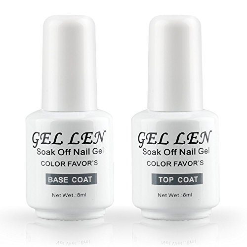 Gellen Brand Gel Nail Polish Base coat Top Coat Manicure Nail Salon Set 8ml #27