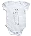 HippoWarehouse Sloth Illustration baby vest boys girls