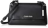 leather clutch bags wholesale Brand: CALVIN KLEIN JEANS Calvin Klein Damen Stitch Flap Clutch/Crossbody Umhängetasche, Schwarz (Black), 8x29x14.5 cm