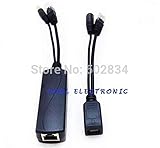 Für Damen. Ochoos 2 Stück No-Standard POE Splitter DC RJ45 Netzkabel für Netzwerkkamera/Wireless Router 24~40 V bis 12 V 2 A