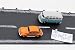 Produktbild 1 Meter lange Autobahn-Magnetpinnwand/Magnet-Auto-Pinnwand/Board"VW-Bus/Bulli : T1 Samba und Käfer" mit Tafel-Oberfläche, Kreide und 10 Magnete