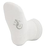 Little Grippers Warm and Cosy White Towelling Baby Socks with Stay On Technology (6-12 Months)