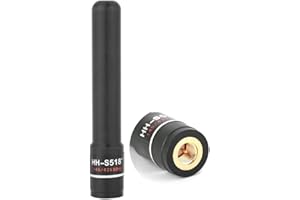 TANGXI HH-S518 + SMA Maschio 144 / 430MHz Antenna a doppia banda ad alto guadagno per radio bidirezionale