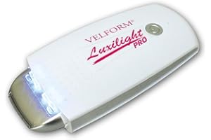 VELFORM LUXILIGHT PRO, entfernt Haare am ganzen Körper ohne Schmerzen, mit Licht, inklusive zwei Aufsätzen, die für alle Körperbereiche geeignet sind