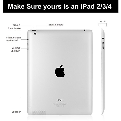 Khomo iPad 2, iPad 3, iPad 4 Retina Hülle Case Orangenes Gehäuse mit doppelten Schutz ultra dünn und leicht, Smart Cover – Dual Orange - 8