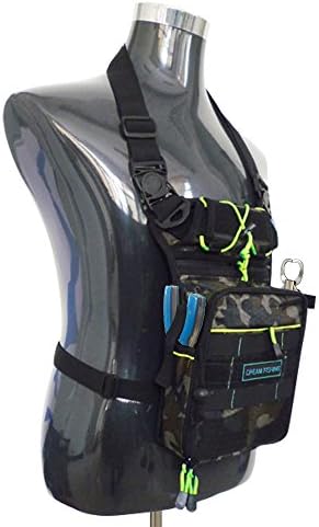 Multifunktionale Angelgeräte, UMsky 4 in 1 Angelkombination inkl. Tackle Storage Bag / Box / Zangen und Greifer Griff mit Waage und Maßband.