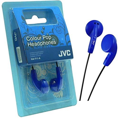 Price comparison product image JVC COLOUR POP IN-EAR UNIVERSAL STEREO HEADPHONES EARPHONES FOR IPHONE IPOD IPAD