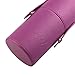 Abody 12pcs Makeup Brush Set Cosmetic Brush Kit Wooden Makeup Tool with Cup Leather Holder Case (Purple)