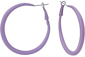 SOULCATS Soul-Cats 1 paire de belles créoles créoles aux couleurs tendance Ø 50 mm style années 80