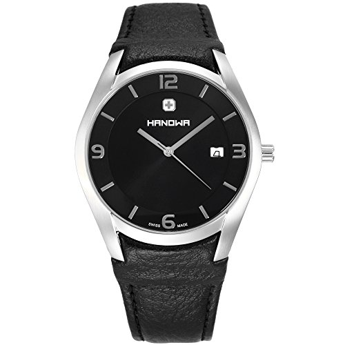 Swiss Military by Hanowa TRANSITION Herrenarmbanduhr Edelstahlgehuse Silber Lederarmband 16-4039.04.007 Swiss Military by Hanowa TRANSITION Herrenarmbanduhr Edelstahlgehuse Silber Lederarmband 16-4039.04.007