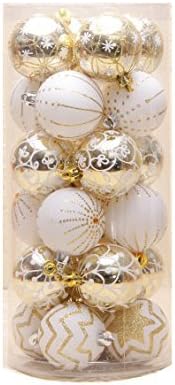 Platinum Christmas Ballpcs,60mm/2.36inch by Lilian