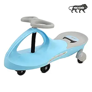 Dash Bumble Bee Magic Swing Car, Ride-On, Swing Magic Car Ride On for Kids with Scratch Free PU Wheels , (Suitable for 3+ Years | 120 Kgs Weight Capacity (Blue)