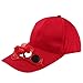 Produktbild TAOtTAO Camping Wandern Schirmmütze mit solarbetriebenen Fan Baseball Hat Lüfter Cap (C)