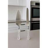 2li Kristal Mika Saplı Pasta Servis Seti Spatula Bı&ccedil;ak Servis Seti