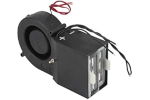 ‎KEENSO Auto Heizung Fan, doppelte Steckdosen, 12V/24V, keramische Heizung, einstellbare Leistung, Defroster/Demister, Autoventilator, Kfz-elektronik for Wint