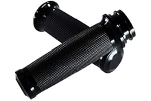 HCmotorku Poignées d'accélérateur électronique pour guidon de moto de 25 mm, ajustement universel pour Harley Touring Dyna Softail Sportster XL 883 1200