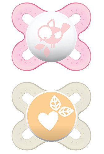 MAM Start Silicone Dummies Pack of 2 for Ages 0 - 2 Months