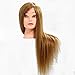 22" 60% Real Hair Training Head or Makeup Mannequin Doll + Free Table Clmap