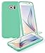 Produktbild Cadorabo - TPU Silikon Schutzhülle (Full Body Rund-um-Schutz auch für Das Display) für > Samsung Galaxy S6 < in Meer-GRÜN