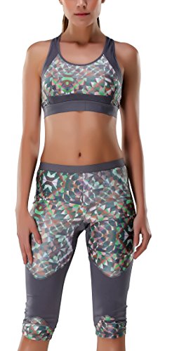 Yvette Damen Sport-BH, hochwirksam, bedruckt #080108 - 5