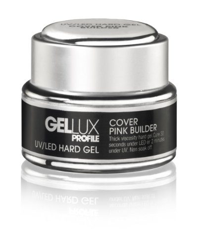 Salon System Profile Gellux UV/ LED Hard Gel Cover Pink Builder 15ml