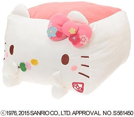 Hello Kitty ÃƒÂ— Hannari Tofu Stuffed Toy Cushion L (Pink) by Passport