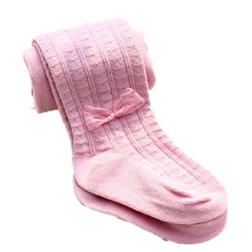 BB Smile Spring Knitted Loving Heart Children's PP Render Pants Baby Girl Pantyhose Infant Tights - Pink (for 0-6 Months Newborn wear)