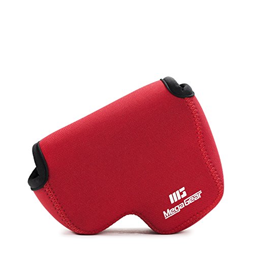 MegaGear MG728   tui avec Mousqueton en N  opr  ne pour Appareil photo Nikon Coolpix B500 Rouge