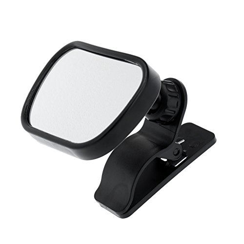 KKmoon Einstellbare Auto Baby Ansicht hinten Sitz Baby Sicherheit konvexe Spiegel mit Saugnäpfen Cup/Clip-Basis