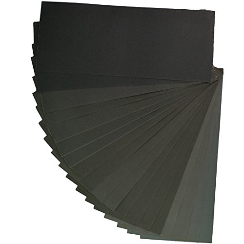 SUMERSHA 400-3000 Grit Schleifpapier Sortiment für Automobil-Schleifen Holzmöbel Veredelung, Drehen Fertigung Holz 9 x 3,6 Zoll 18 Stück - 2