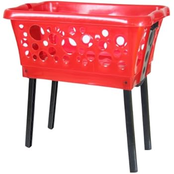 Top Hit 236096 Wäschekorb mit ausklappbaren Füsse, Sortiert: Amazon.de