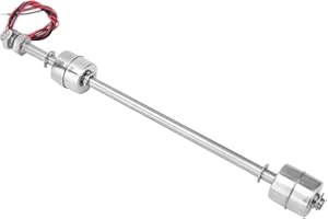 LIEBEWH Edelstahl Doppelkugel Schwimmerschalter Controller Tank FlüSsigkeits Schwimmerschalter Wasserstandsregler Sensorschalter für Tankpool Schwimmer 250mm