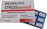 quacksalberei Witzige Kaugummis'Weihnachtsstress lass nach'