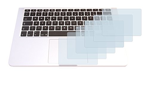 6x Savvies Displayschutzfolie für Apple MacBook Pro 13.3″ Touchpad (2015) Folie Schutzfolie Displayfolie – Klar - 2