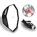 Price comparison product image Phot-R 80cm Umbrella Style Octagon Softbox Bowens S-Type Mount Speedring + Inner & Outer Diffusers 31" Collapsible Portable + Case for Photo Studio Continuous LED Lighting Flash Video Light