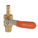 Produktbild Gazechimp 1/4 BSP Gewinde 5/16 Barbed Schlauch Messingkugelventil Abschalter Griff