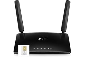 THETECHNOLOGYDOCTORS TP-Link MR6400 4G Cat4 LTE Single Band Router with Three Data SIM Card Bundle