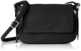 Anzahl Hauptfächer: 1 Gabor Handtasche Damen Fabia, Flapbag, Schwarz (Schwarz), 10x17x25,5 cm