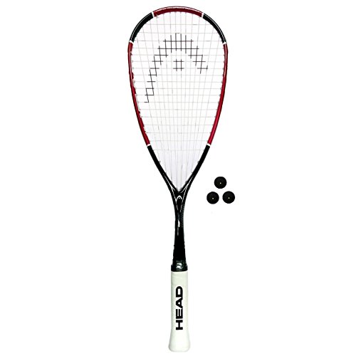 HEAD Nano Ti 110 Raquette de Squash (diverses Options) (Raquette balles)