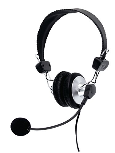Preisvergleich Produktbild Eurosell - Gaming Headset Stereo Kopfbügel Kopfhörer gepolstert + Mikrofon flexibel Pc Computer Spiele Zocker zb für MMO RPG TEAMSPEAK CHAT SKYPE etc.