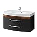 Produktbild Posseik Rima Waschplatz, Holz, anthrazit/walnuss, 100 x 50 x 57 cm